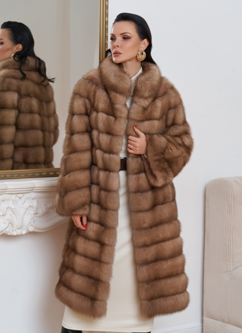 Шуба из куницы 