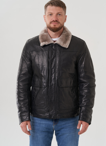 Куртка мужская из натуральной кожи 
