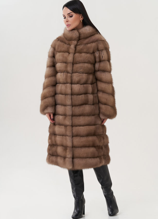 Шуба из куницы  модель № 25815 универмаг малина