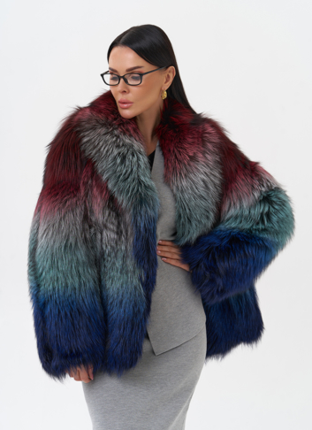 Куртка из чернобурой лисы 