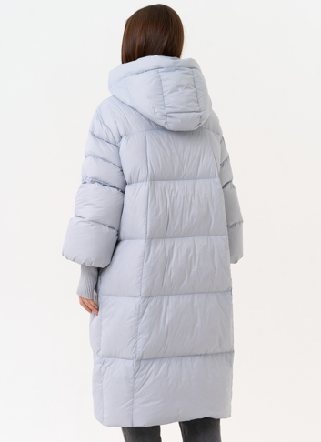 Женский пуховик с капюшоном