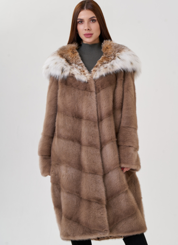 Норковая шуба с рысью