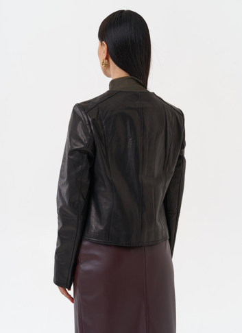 Женская кожаная куртка