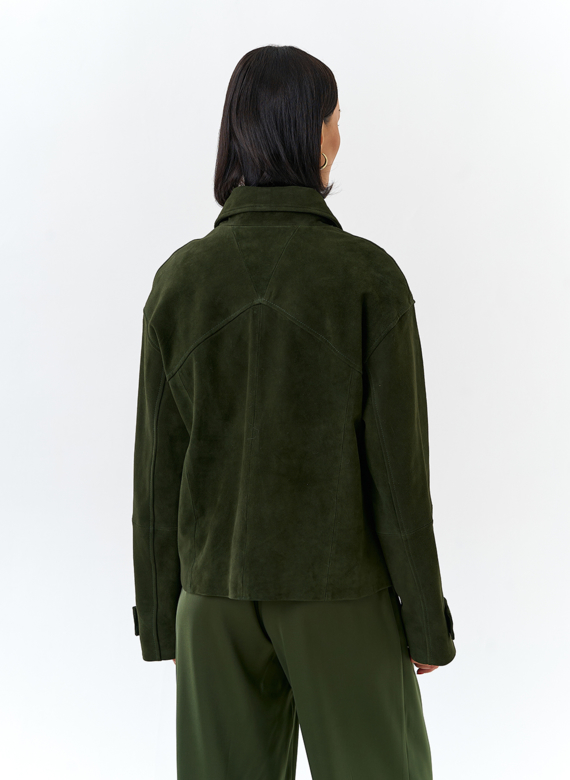 Женская куртка из натуральной замши