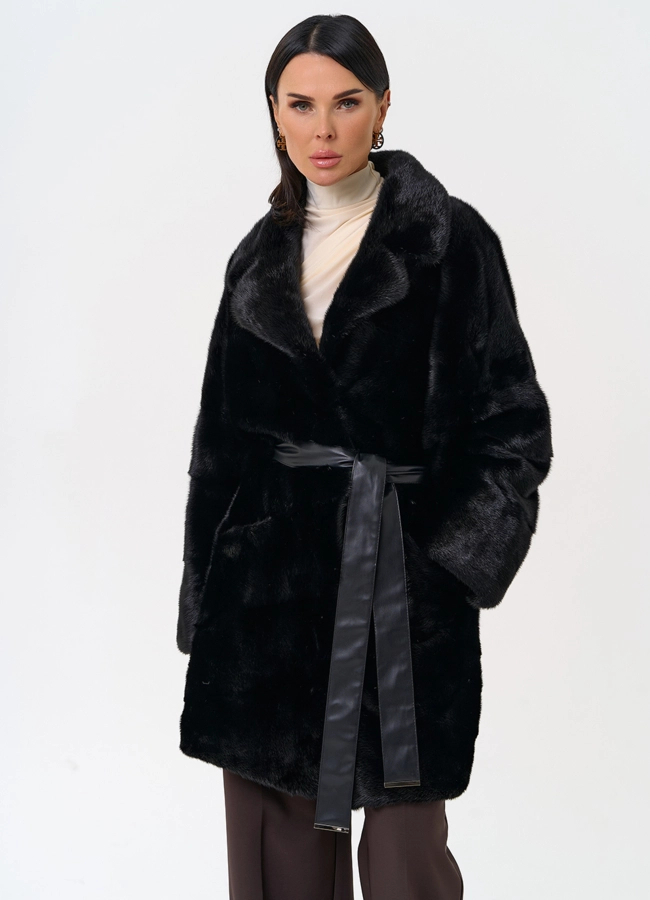 Шуба с английским воротником модель № 31199 универмаг малина фото