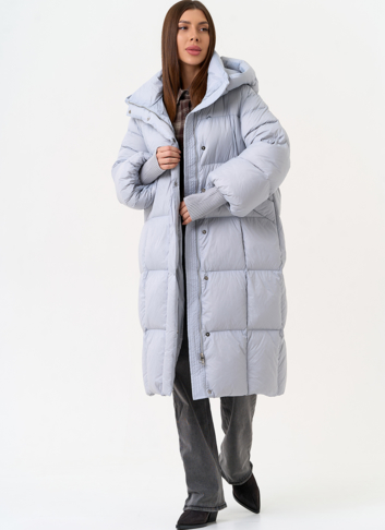 Женский пуховик с капюшоном