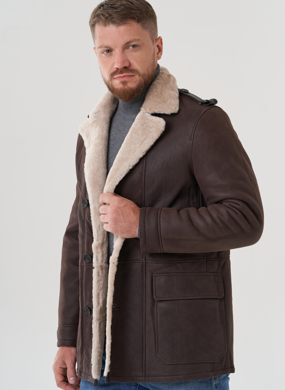 Мужская дубленка 
