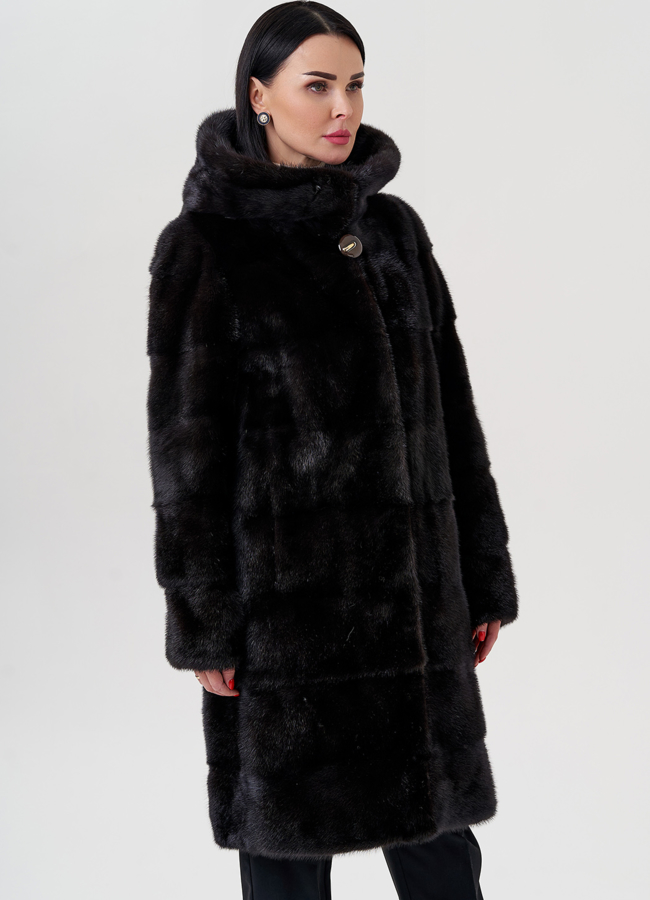 Шуба из норки модель № 24725 универмаг малина