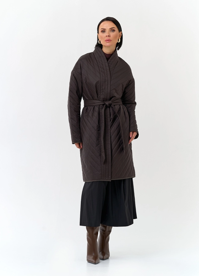 Женская удлиненная куртка кимоно модель № 32803 в кредит