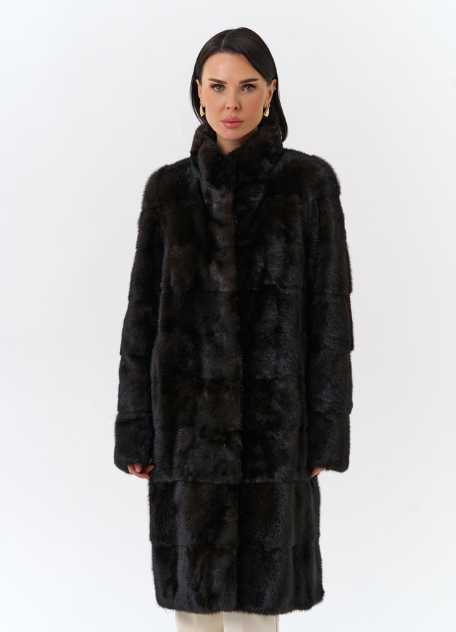 Шуба из меха норки модель № 25893 в кредит