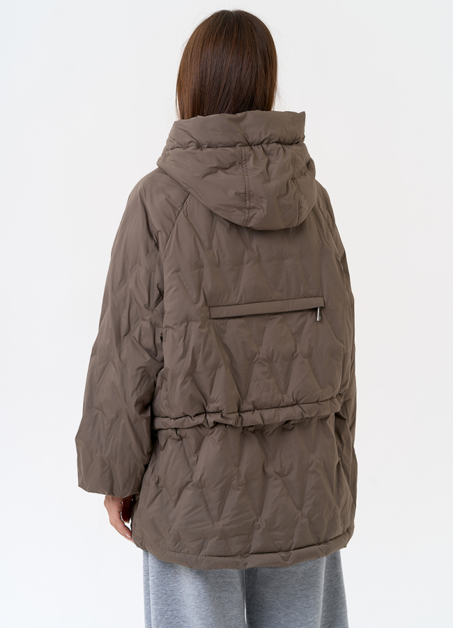 Женская куртка в коричневом цвете с капюшоном модель № 31391 в кредит