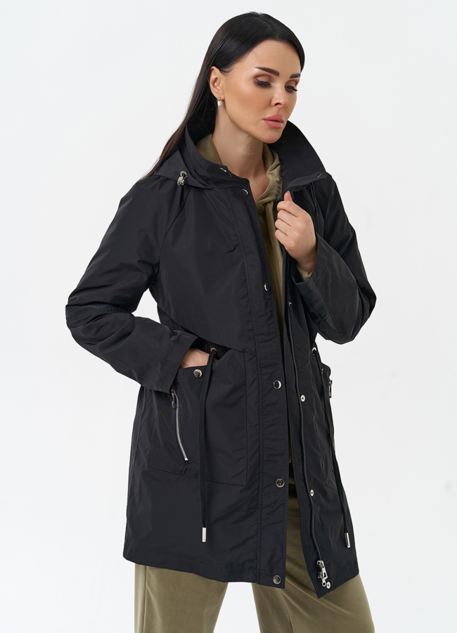 Плащ женский с капюшоном модель № 30040 универмаг малина