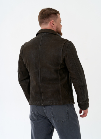 Мужская куртка из натуральной кожи