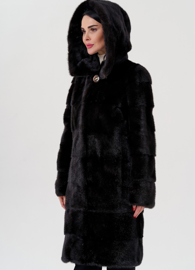 Шуба из норки модель № 24725 универмаг малина