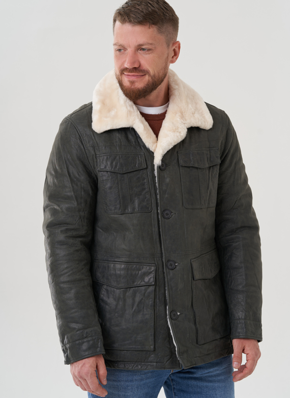 Куртка мужская из натуральной кожи 