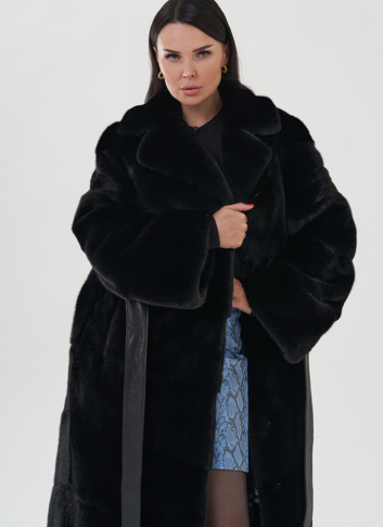 Шуба из аукционного меха норки